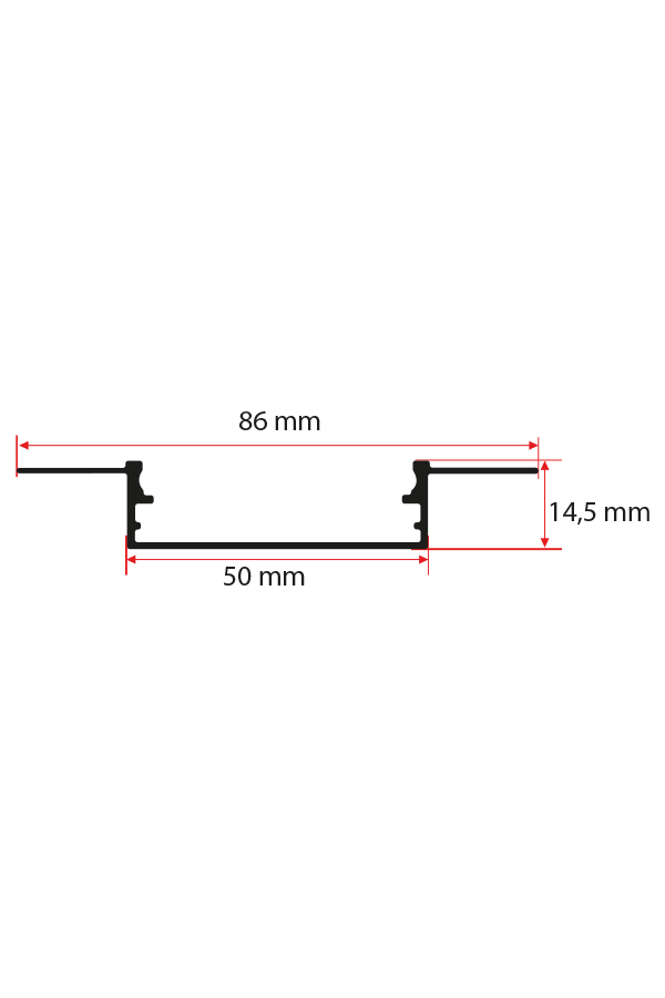 5 cm Alçıpan Led Profili 5 cm Alçıpan Led Profili